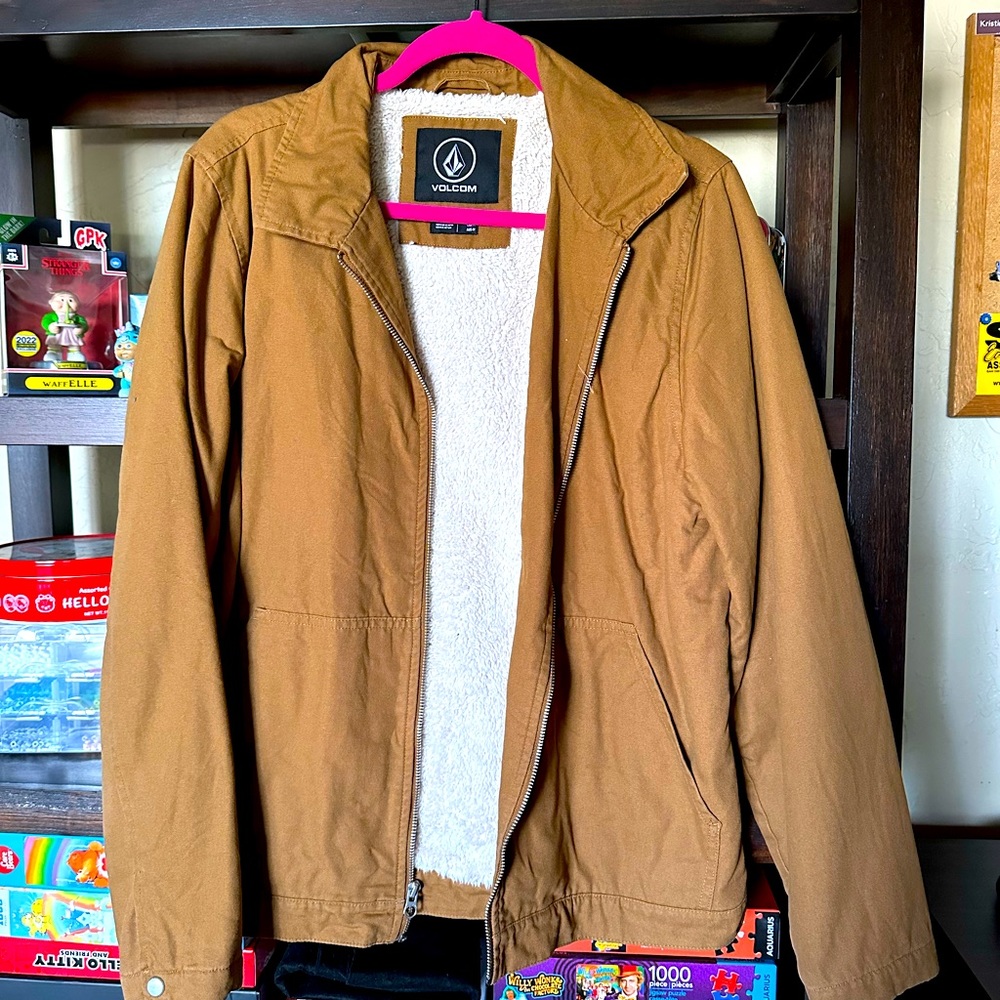 Brown Warm Jacket Coat Volcom - image 1
